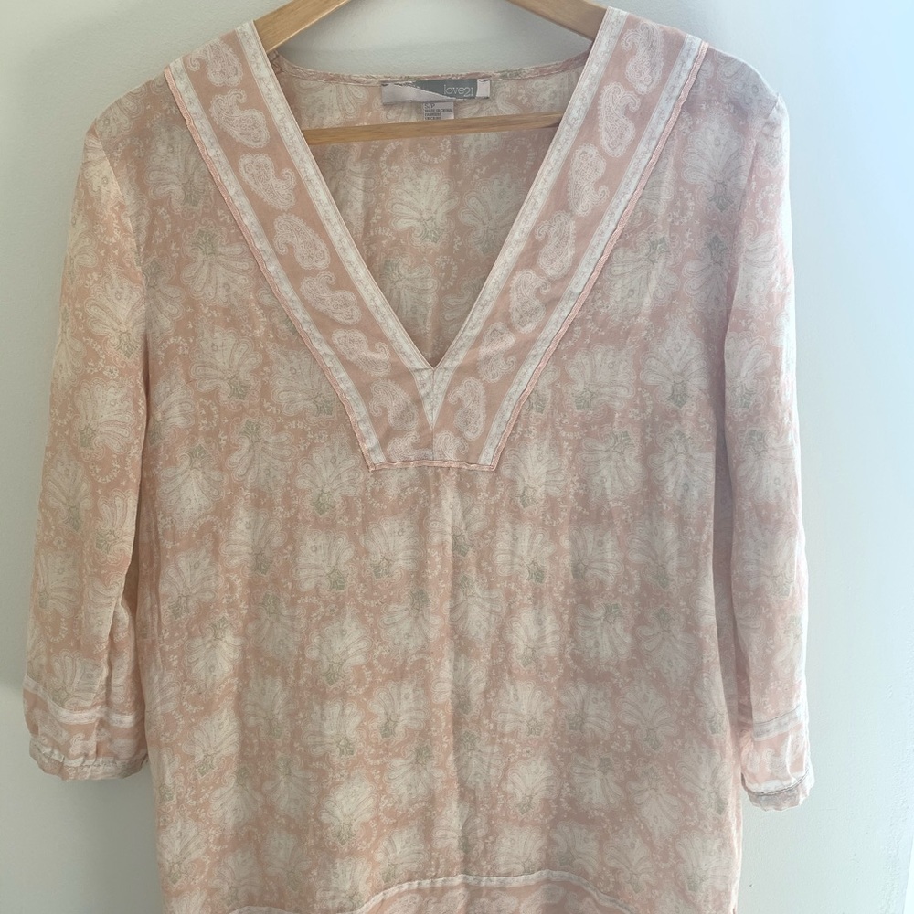 Paisley tunic